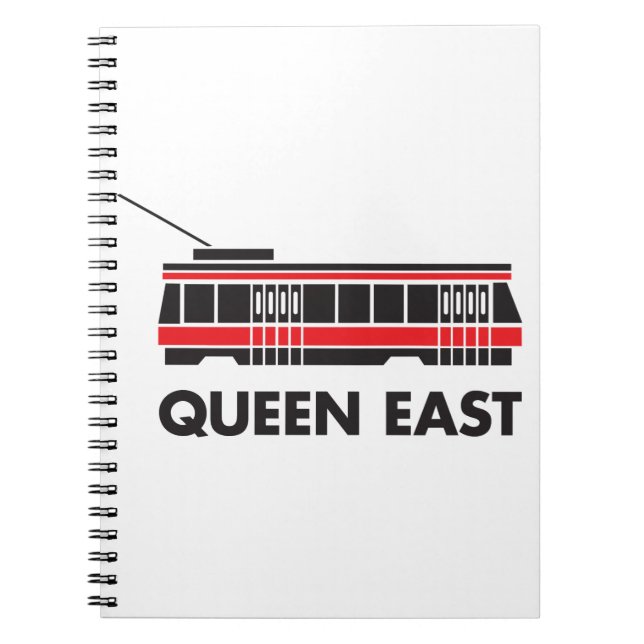 Cuaderno Este de la reina (Toronto) y tranvía (Frente)