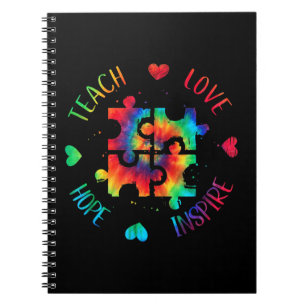 Cuaderno Este Diseño De Conciencia Del Autismo Presenta Un