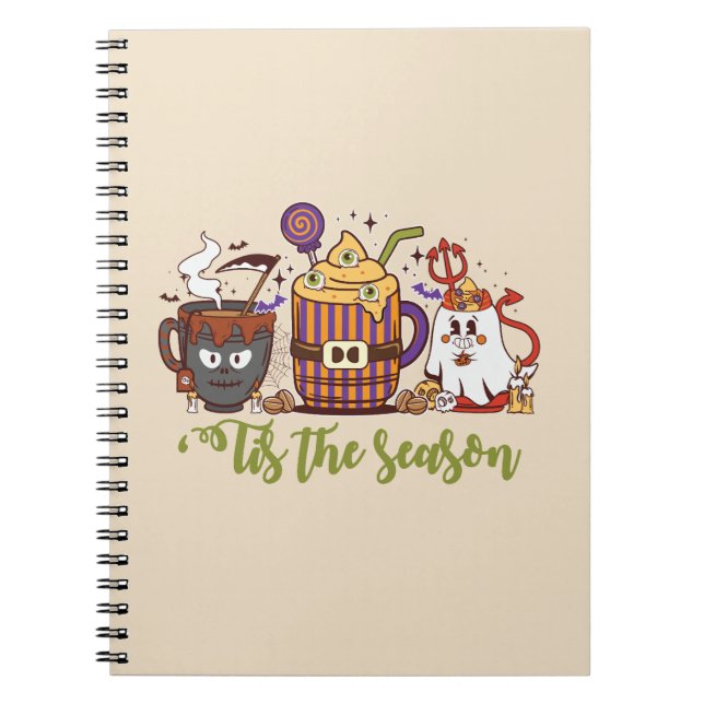 Cuaderno "Este Es El Café De Halloween De Temporada (Frente)