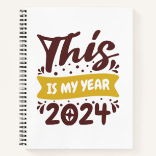 Cuaderno Este es mi año 2024