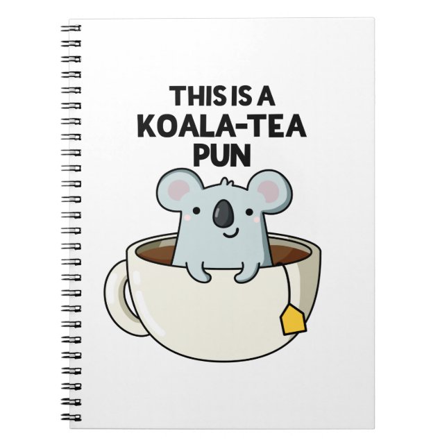 Cuaderno Este Es Un Chiste De Koala-te Pun Divertido Koala  (Frente)