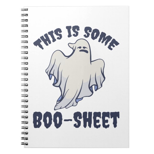 Cuaderno Este es un fantasma con hojas de boo (Frente)