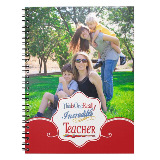 Cuaderno Éste es un regalo realmente increíble del profesor (Frente)