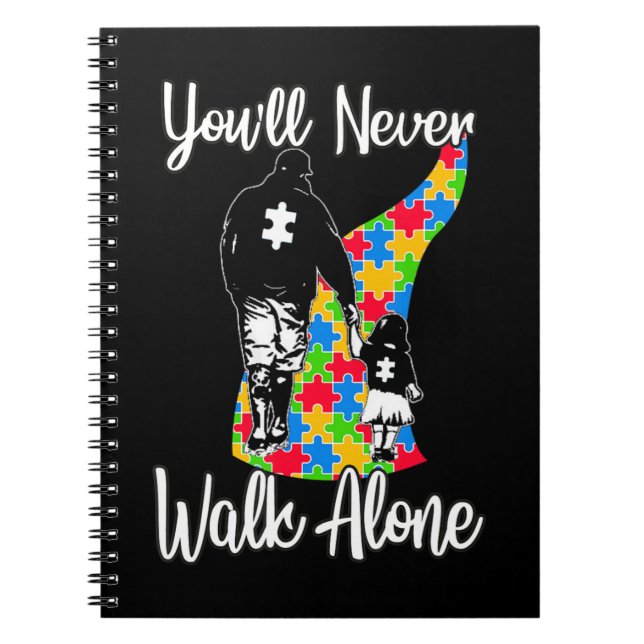 Cuaderno Este hermoso diseño para padre e hija gr (Frente)