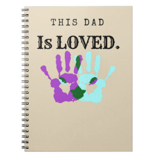 Cuaderno Este papá es regalo espiral amado del papá del