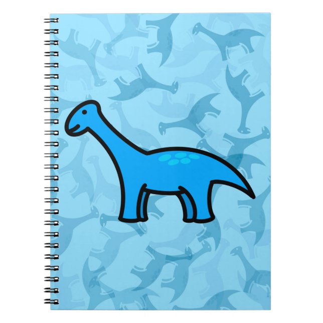 Cuaderno Estegosaurio azul  (Frente)