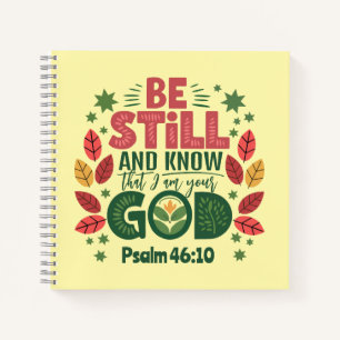 Cuaderno Estén quietos y sepan que yo soy su Dios
