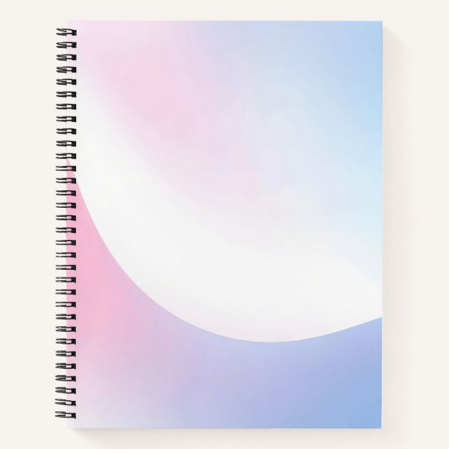 Cuaderno estética apaciguadora y minimalista (Anverso)