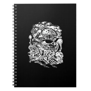 Cuaderno Estética Cottagecore Rana Hongos Goblincore Cre