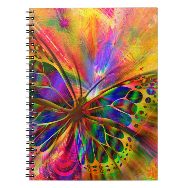Cuaderno Estética de la mariposa de arreglo (Frente)