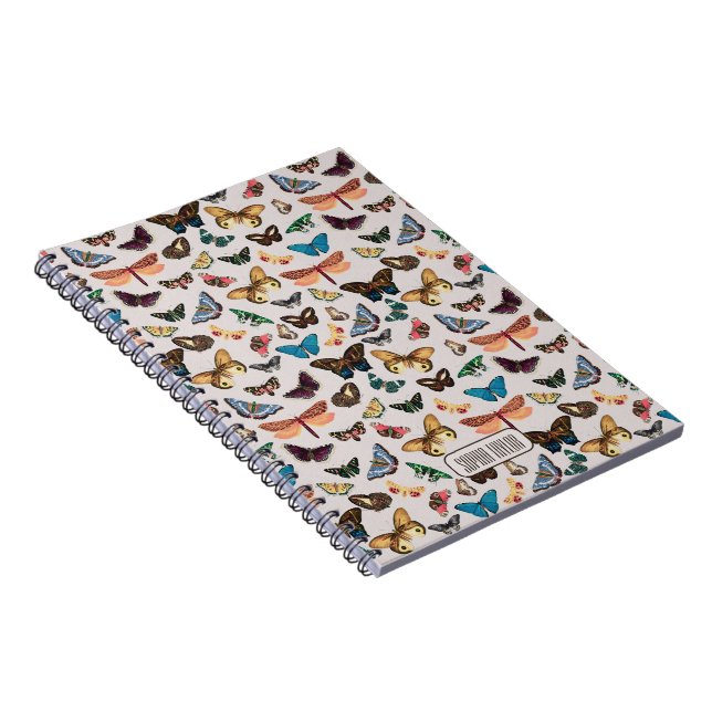 Cuaderno Estética de mariposa vintage (Lado Derecho)