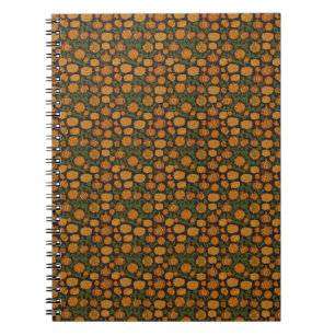 Cuaderno Estética de pacas de heno y calabazas vintage