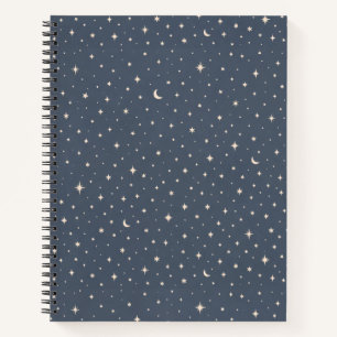 Cuaderno Estética de Patrón de Estrella Suave A