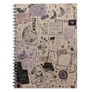 Cuaderno estética de scrapbook, diario vintage