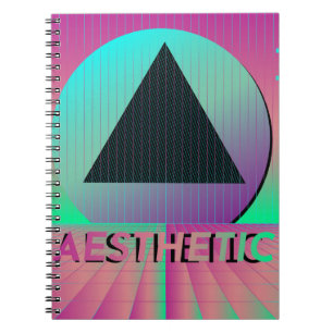 Cuaderno estética de vaporwave
