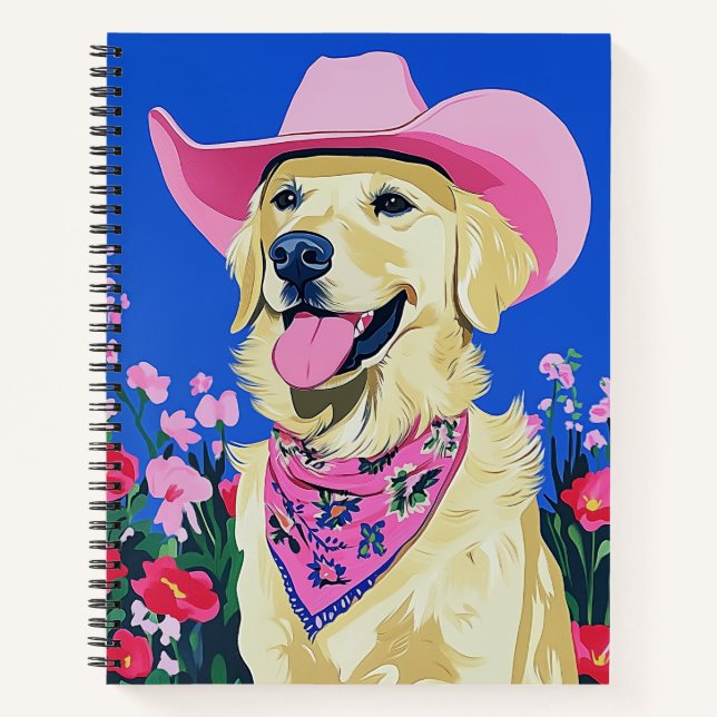Cuaderno Estética Moderna Perrito Bonito Preppy (Anverso)