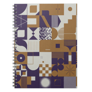 Cuaderno Estética neomoderna del diseño del brutalismo post