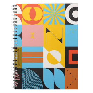 Cuaderno Estética neomoderna del diseño del brutalismo post