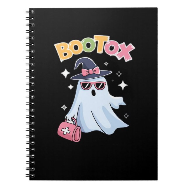 Cuaderno Esteticista Botox Halloween Enfermera estética Pla (Frente)
