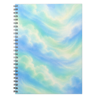 Cuaderno Estético de Cielo Pastel | Azul Colorido