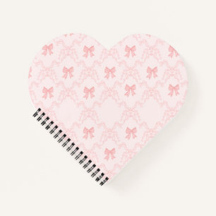 Cuaderno Estético de Lazo Rosa – Diario Femenino y