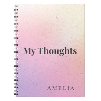 Cuaderno Estético de Mis Pensamientos