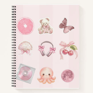 Cuaderno Estético Rosa