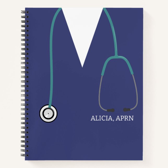 Cuaderno Estetioscopio Para Enfermeras (Anverso)