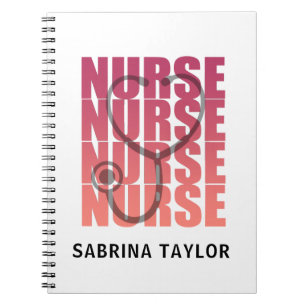Cuaderno Estetoscopio de enfermera RN