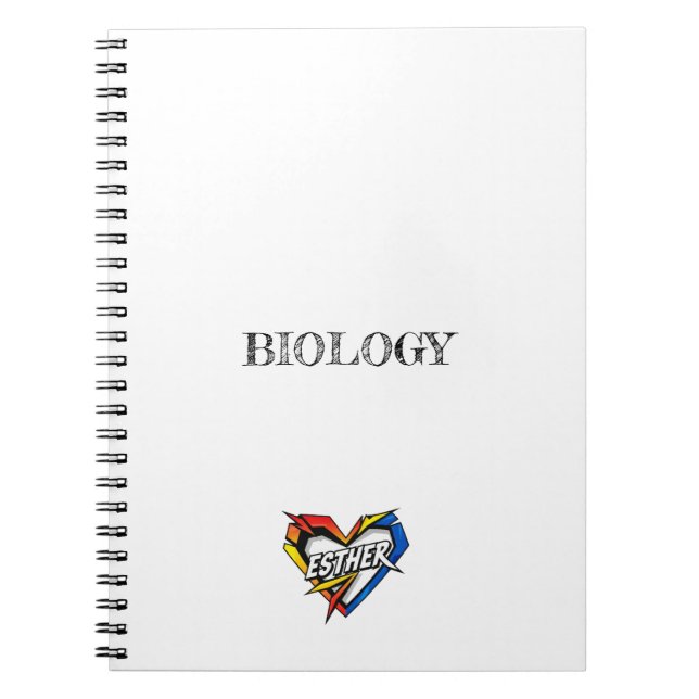 Cuaderno Esther White (Frente)