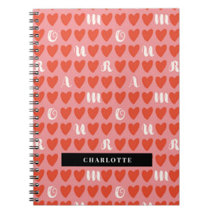 Cuaderno Estilista Amour Heart Notebook Valentine Gifts