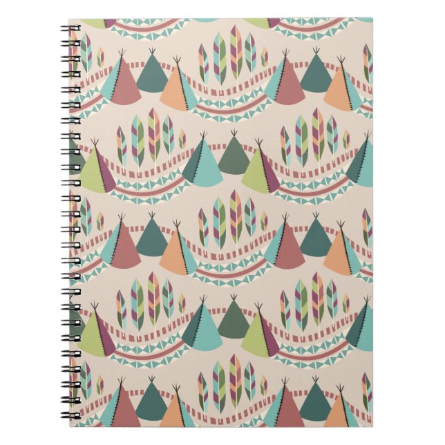 Cuaderno estilización nativa americana (Frente)