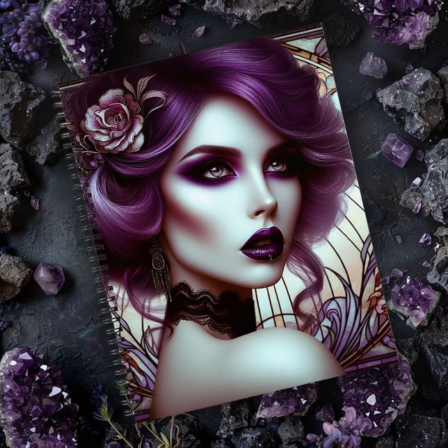 Cuaderno Estilo Art Nouveau de la mujer gótica (Subido por el creador)