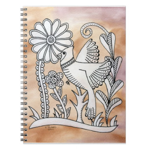 Cuaderno Estilo cardinal, mexicano de la corteza