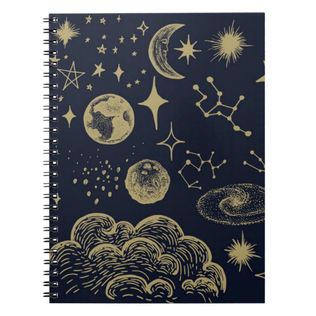 Cuaderno Estilo clásico Astrología de la Divinización Sun&M (Frente)