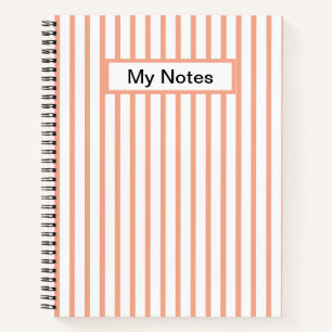 Cuaderno Estilo clásico moderno de la banda de color