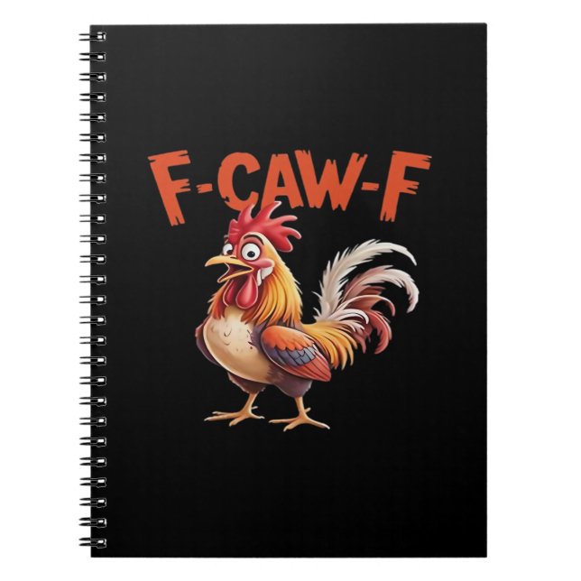 Cuaderno Estilo Creativo Clásico de Pollo F-Caw-F (Frente)