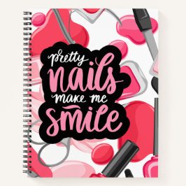 CUADERNO ESTILO DE ARTE DE NAILS