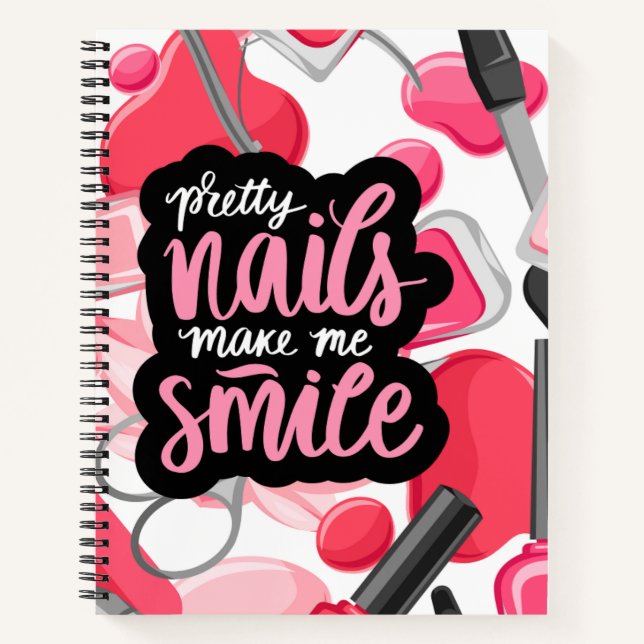 CUADERNO ESTILO DE ARTE DE NAILS (Anverso)