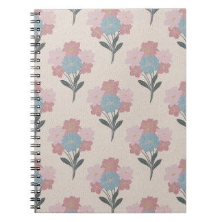 Cuaderno Estilo de bloque de bloques florales