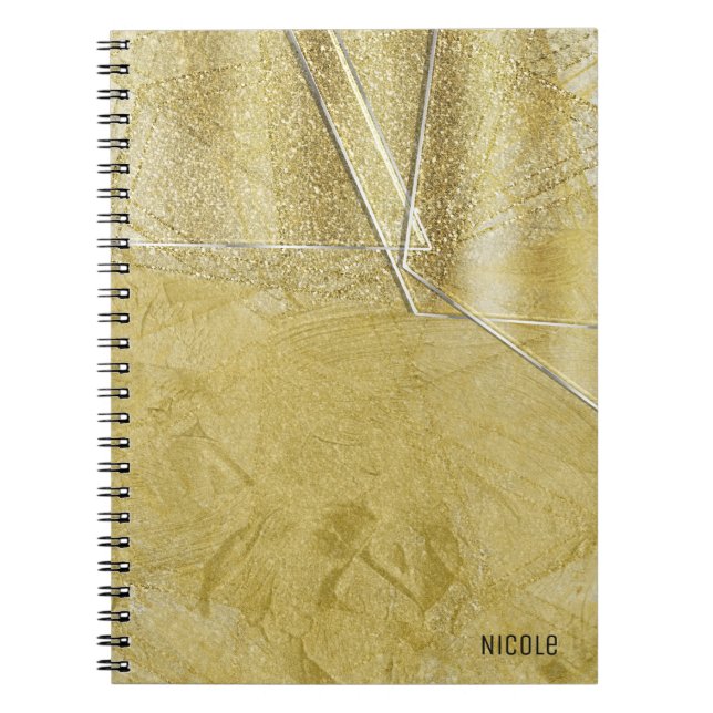 Cuaderno Estilo de diseño de cristal de cristal de cristal  (Frente)