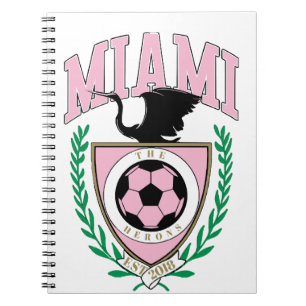 Cuaderno Estilo de diversidad de fútbol de Miami