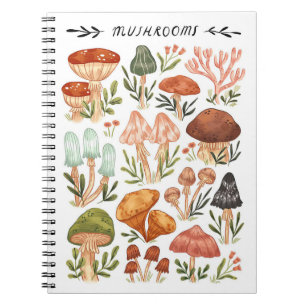 Cuaderno Estilo de hongos Mushroom Hunter