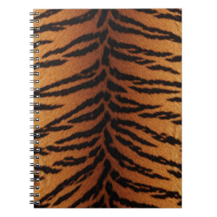 Cuaderno 🐅 Estilo de Impresión Animal de Raya de Tigre Aud