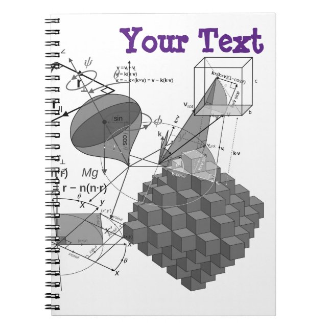 Cuaderno Estilo de la matemáticas (Frente)