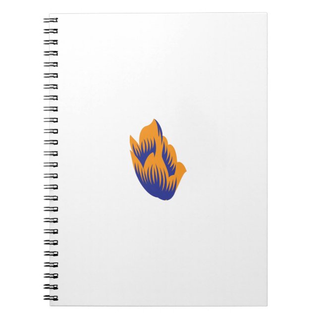 Cuaderno Estilo decorativo, verde azul oscuro, wattle (Frente)