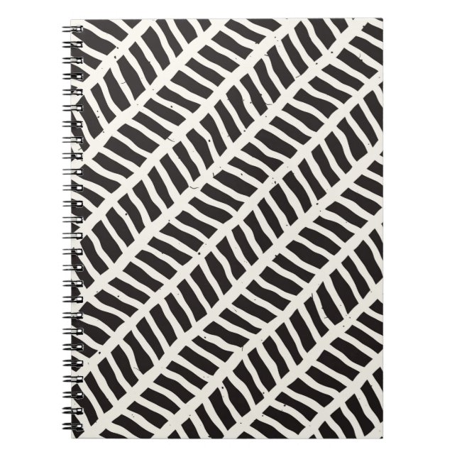 Cuaderno Estilo dibujado a mano sin problemas. Geomet abstr (Frente)