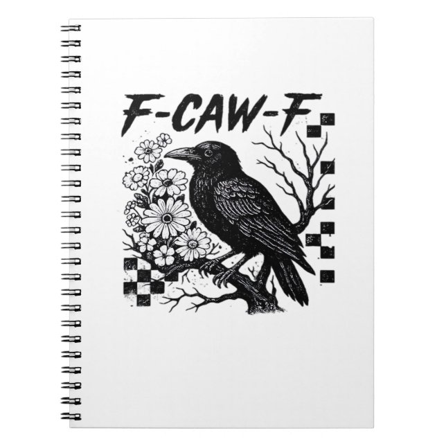Cuaderno Estilo divertido y esencial de F Caw F (Frente)