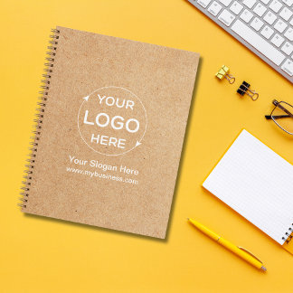 Cuaderno Estilo Kraft del logotipo de negocios del personal