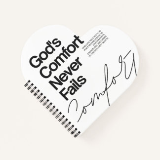 Cuaderno estilo minimalista del consuelo de Dios nunca fall
